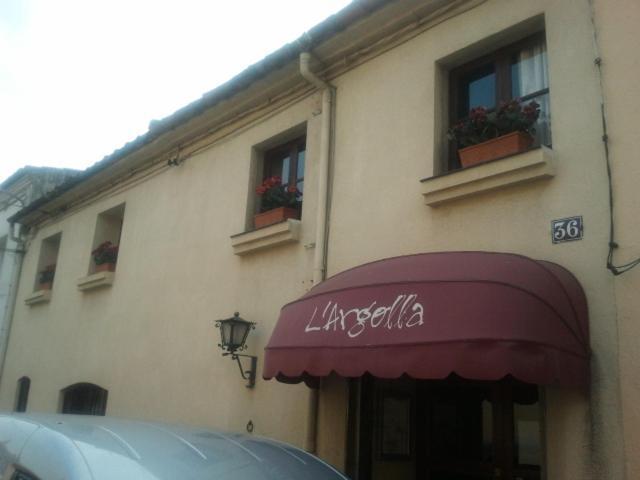 L'Argolla Hotel-Pizzeria Santa Coloma De Farners Exterior foto
